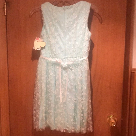 Speechless Girls Mint Green Dress size 14 - Picture 5 of 7